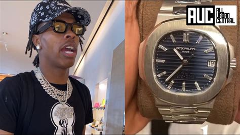 lil baby fake patek watch|lil baby jewelers.